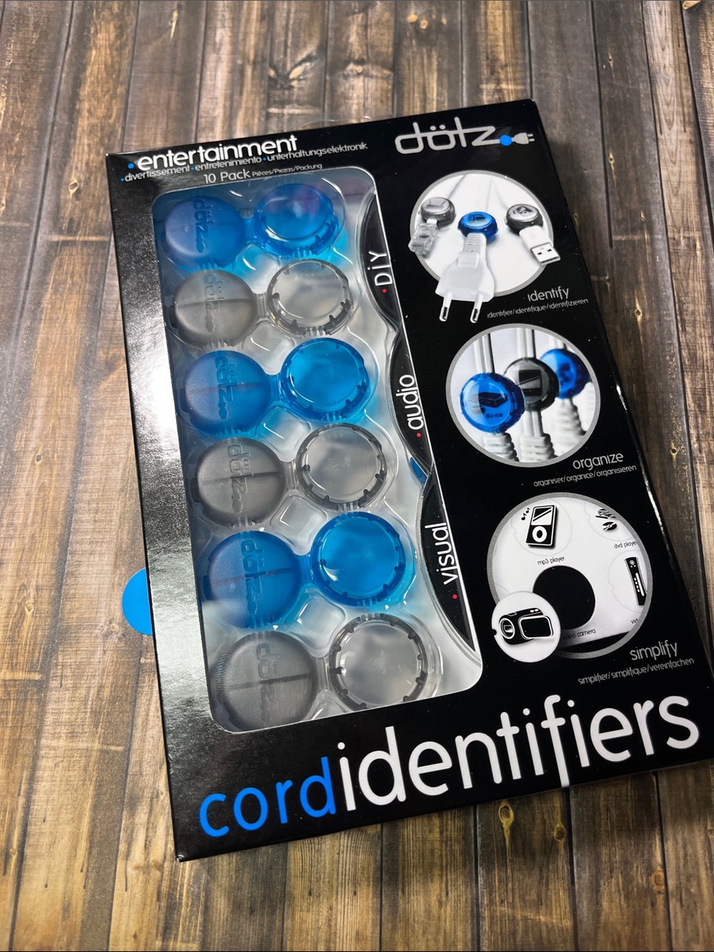 dotz® Cord ID 10 Identifiers Icons Tech and Cable Accessories